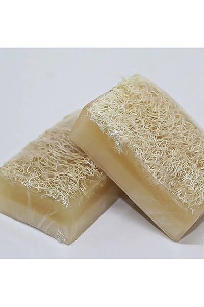Zeytinli Keçi Çiftliği Pumpkin Fiber Goat Milk Olive Oil Soap (Pure Olive Oil & 100% Natural)