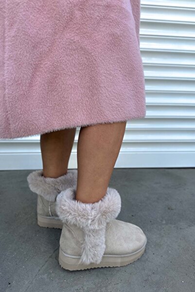 Shoebutik Μπότες Yoyo Beige