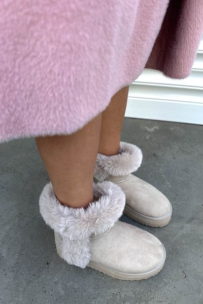 Shoebutik Μπότες Yoyo Beige