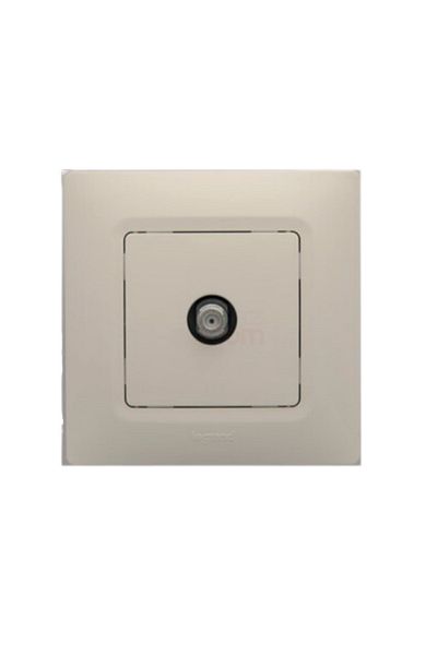 Legrand Salbei Beige (Cream) TV Socket Transitional 14db767423 Legrand (Frame Included)