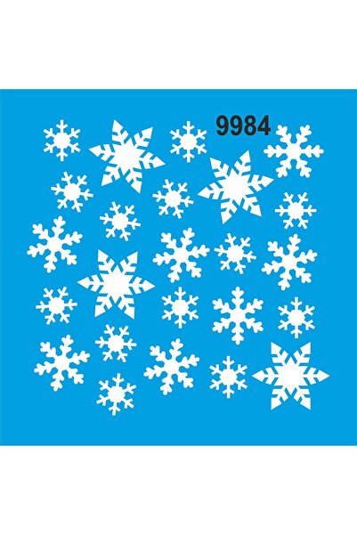 StencilSepeti Kartaneleri - Stencil Boyama Şablonu 20x20