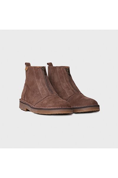 Toni Pons Γυναικείες μπότες India-sy Toni Pons Ankle Boot In Suede In Taupe