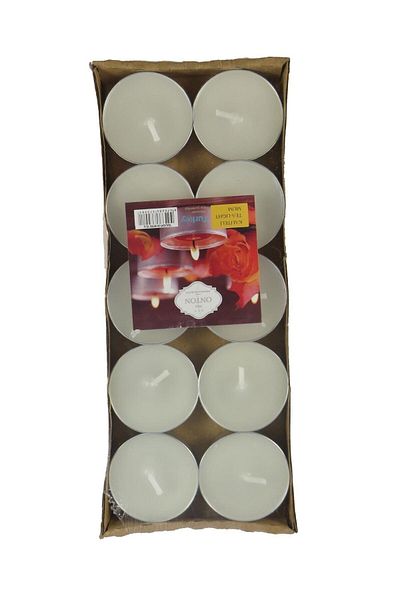 AVMmarketim Tealight Candle 10 Pieces Round Candle for Special Occasions