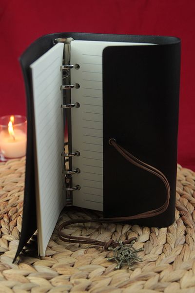 moryconcept Nostalgic Lined Notebook with Leather Cover