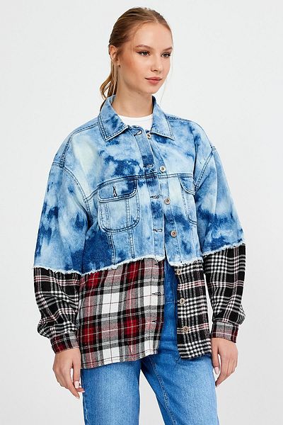 ALEXANDERGARDI COLECȚIE SPECIALĂ JACHETĂ DE DENIM GARNISĂ (AG-3020)