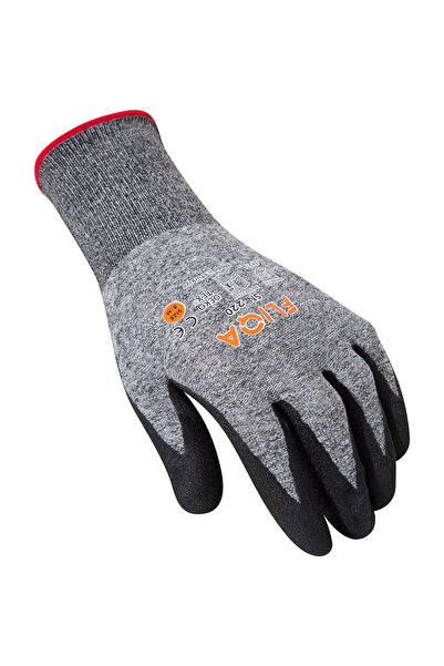 FLIQA Sn-220 1/2 Mikro Nitril Kaplamalı Hassas Polyester Eldiven