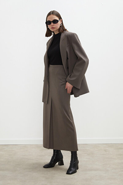 Manuka PREMIUM PISOVANÁ DETAILNÍ SUKNĚ NORKOVÁ