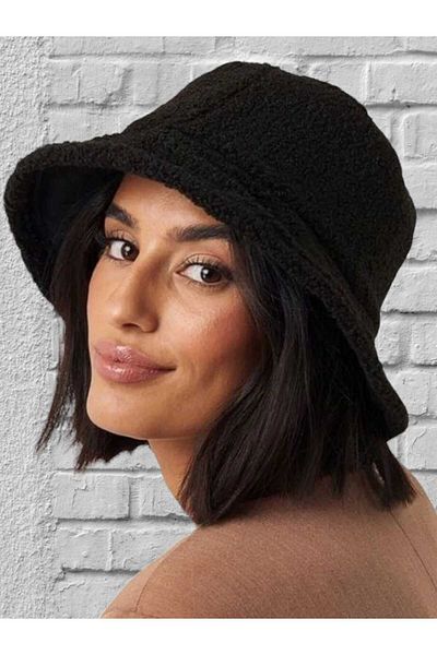 Trenderrs Women's Plush Teddy Bucket Hat