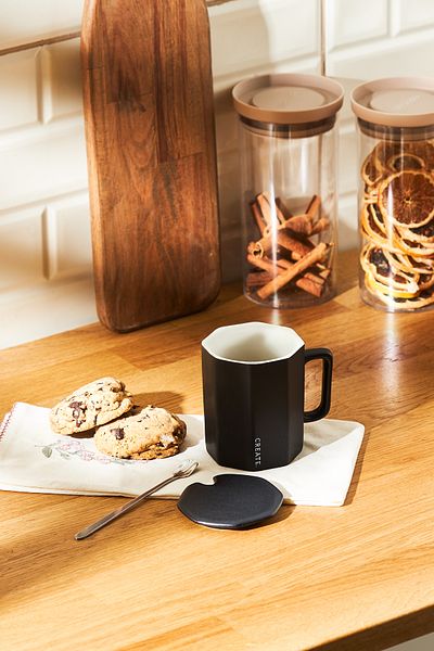Emsan Create 3 Pieces New Bone Mug 320 Ml Black