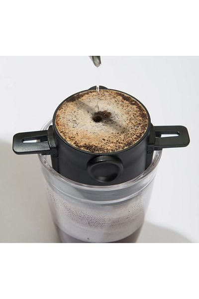 ON OFF MOTO Camping Filter Coffee Brewing Filter Pot Pour Over Folding