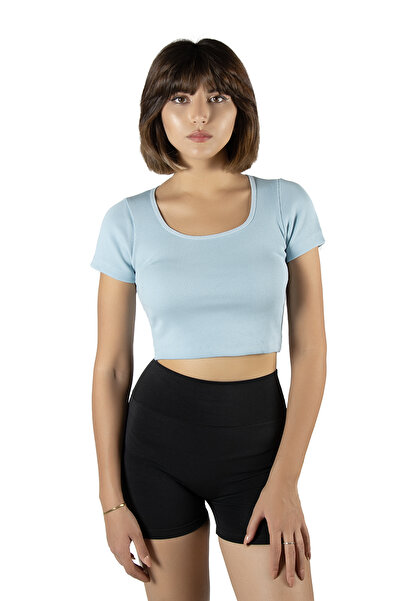 Terapi Men Μπλουζάκι με κοντό μανίκι με λαιμόκοψη σε γαλάζιο χρώμα