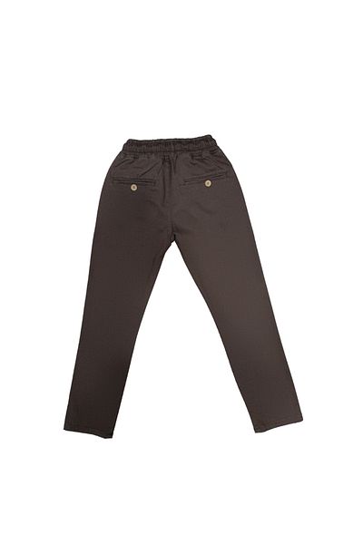 The Coffee Kids Straight Boy's Trousers with Elastic Waist