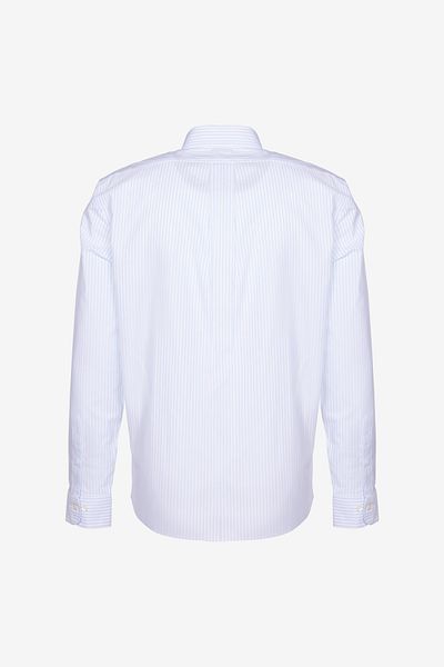BROOKS BROTHERS Pánská modrá nežehlivá bavlněná košile bez žehlení
