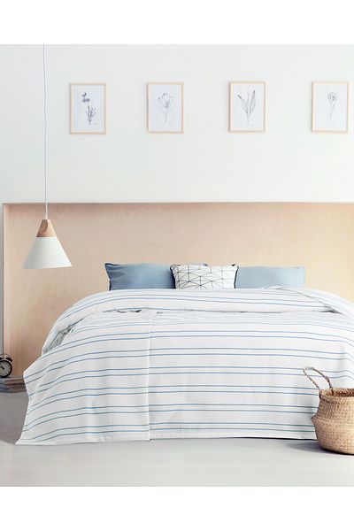 LUFA HOME Striped Cotton Single Pique