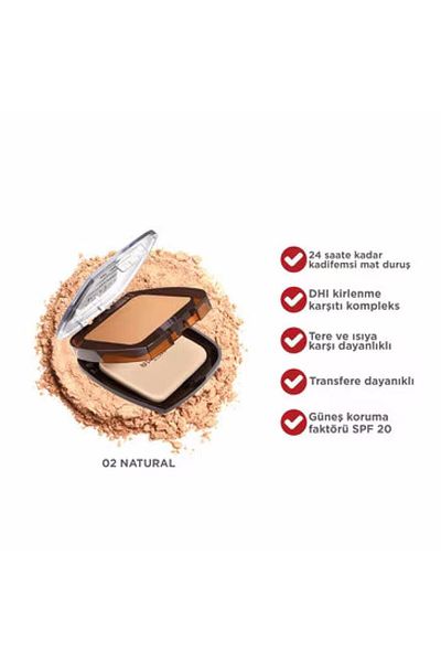 Deborah 24Ore Compact Long Lasting Foundation Natural 02