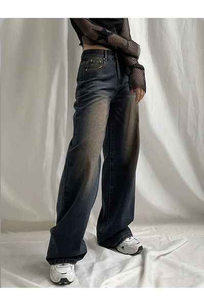 DENOKMODA Y2K RECYCLED BAGGY POCKET JEAN PANTS