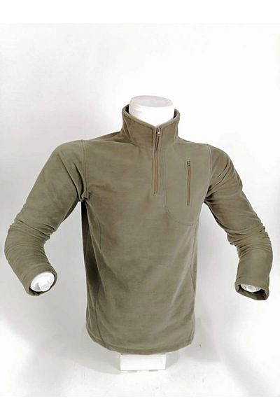 BARIŞ ASKERİ MALZEME Polar Sweater POLAR HALF ZIPPERED