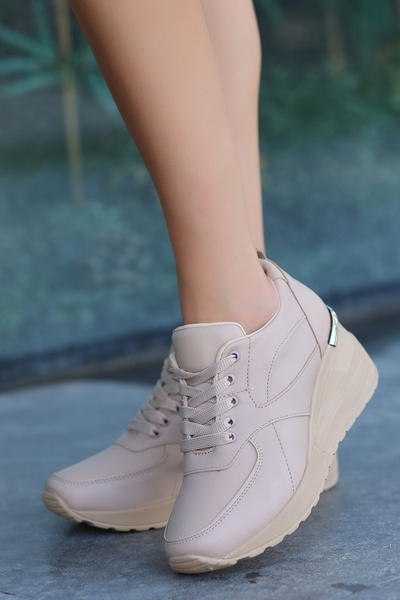 kajal ayakkabı TYR 609 Casual Sneakers-NUDE