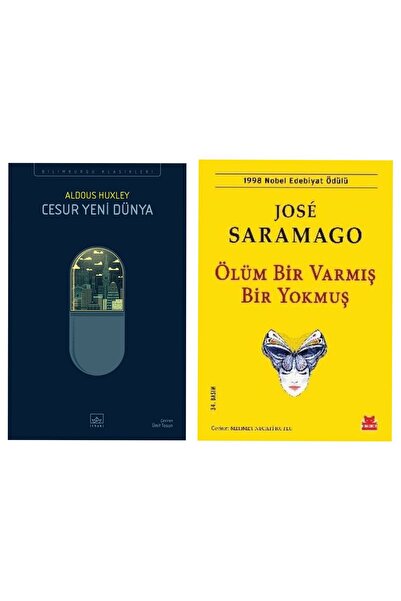 İthaki Yayınları Cesur Yeni Dünya - Aldous Huxley - Ölüm Bir Varmış Bir Yokmu...
