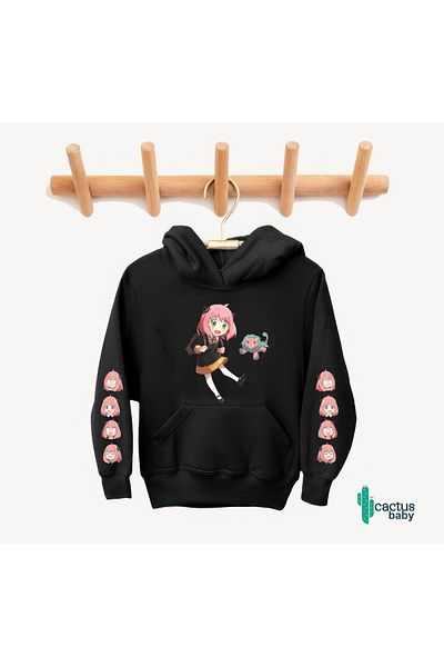 CACTUS COLLECTION ДЕТСКИ СУИТШЪРТЪР CACTUS BABY SPY X FAMILY ANYA DESIGN 1