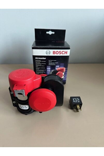 Bosch F1 Ferrari Korna Röle ve Montaj Setli 115dB 520/660Hz 12V