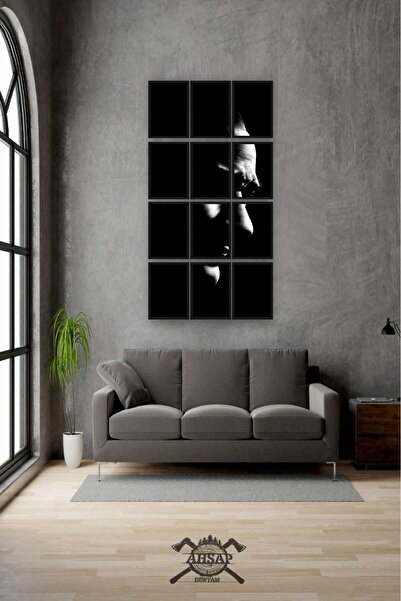 ahşap dünyam Παζλ 12 τεμαχίων Atatürk ATAM Προβολή πλαισίου Πίνακας MDF Διακο...