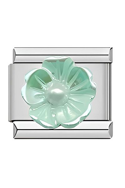 RoseCo00 Steel Unisex Italian Bracelet Charm