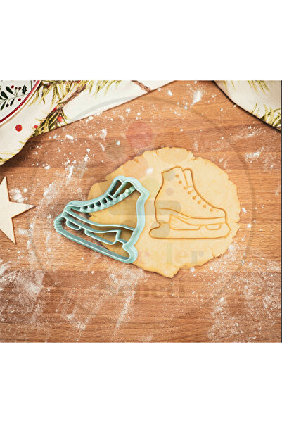 Bi'şeyler Sepeti قالب كوكي للتزلج على الجليد