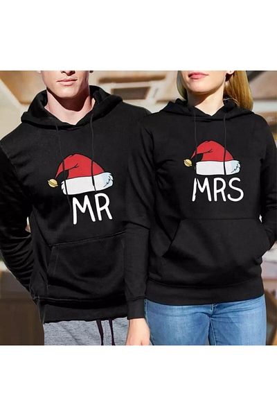 MAGORS Concept de Anul Nou Crăciun Hanorac Mr & Mrs N15632