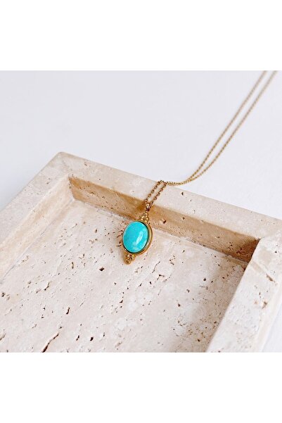 Boise Atelier Turquoise Steel Necklace