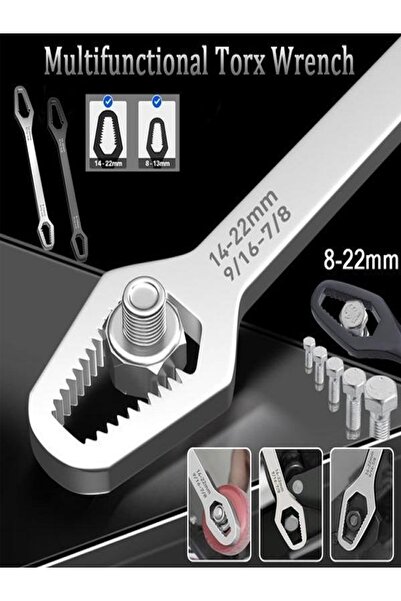 Genel Markalar BİLGETÜRK 8 - 22 mm Evrensel İki Ağızlı Açık Kapalı Anahtar Ay...