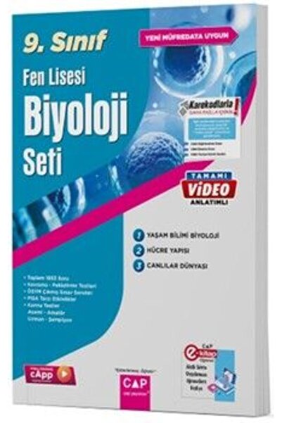 Çap Yayınları Çap 9. Sınıf Fen Lisesi Biyoloji Seti