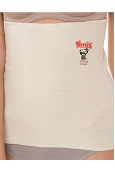 Hasyün Ecru Unisex Μάλλινο Σούπερ Λεπτό Κορσέ Μέσης