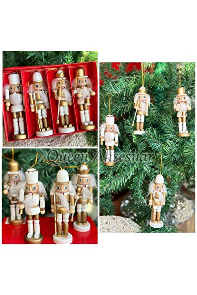 QUEEN AKSESUAR Внесен 4-компонентен комплект за разбиване на орехи от дърво, ...