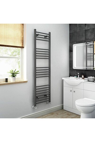 Duffmart Rainbow 6/14 Düz 60x140 Cm Antrasit Havlupan