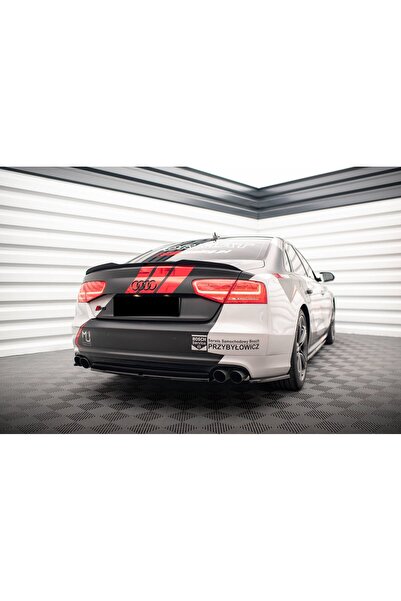 Genel Markalar AUDİ A8 D4 SPOYLER 2010 2017 PARLAK SİYAH SPOILER PIANO BLACK