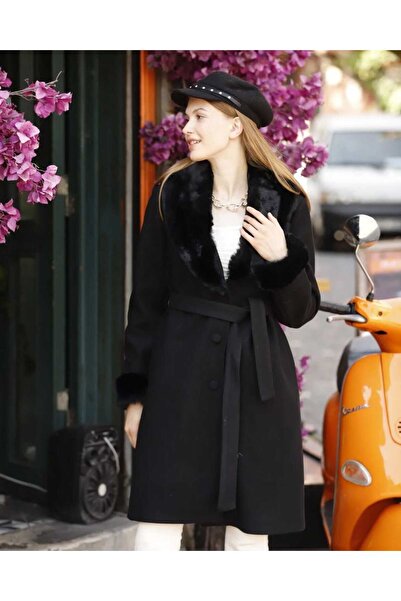 RABİA STORE KÜRKLÜ KAŞE KABAN