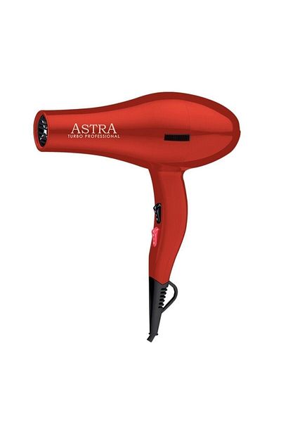 Astra Hair Dryer and Blow Dryer - 8818 Hair Dryer and Blow Dryer 2400 Watt (red)
