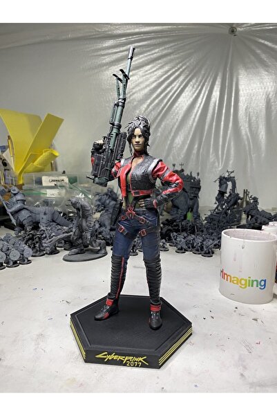 TuransoyCraft Cyberpunk Panam Palmer Figür Büyük Boy 25CM