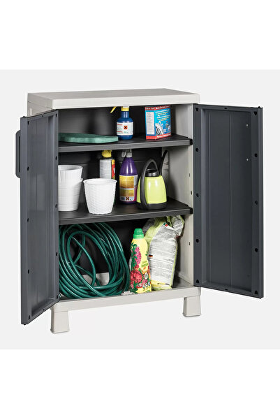 Genel Markalar Plastik Bahçe Dolabı, Temizlik Dolabı, Mutfak Dolabı, Plastik Dolap 65*38*93H cm
