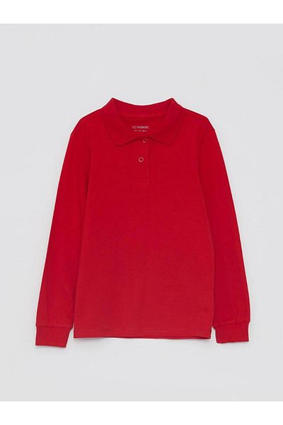 LC Waikiki Tricou cu mânecă lungă cu gât polo (W2)