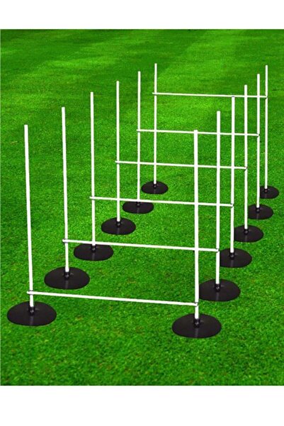 Leyaton Slalom Takımı Kauçuk Tabanlı Antrenman Slalom Seti