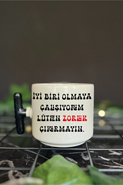 lunasstore Yazılı kupa bardak ve takımı, komik hediyelik kupa bardak