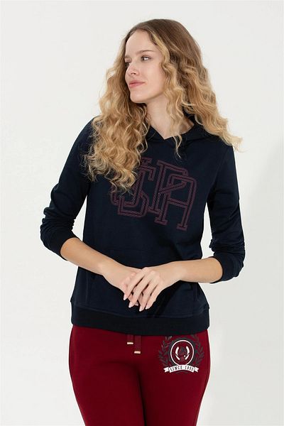 U.S. Polo Assn. Women's Navy Blue Sweatshirt