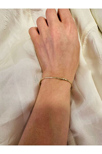 BERK MÜCEVHERAT BALIK SIRTI BİLEKLİK 14 AYAR ALTIN