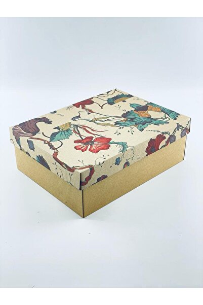 Feza Kutu 22x30x10 Kutu Kraft Kutu Karton Kutu YIlbaşı Kutusu Pasta Kutusu Balon Kutusu (10 ADET)