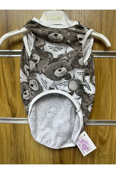 HKEVCİLPET Patterned Cat Dog Outfit Teddy Bear Panda