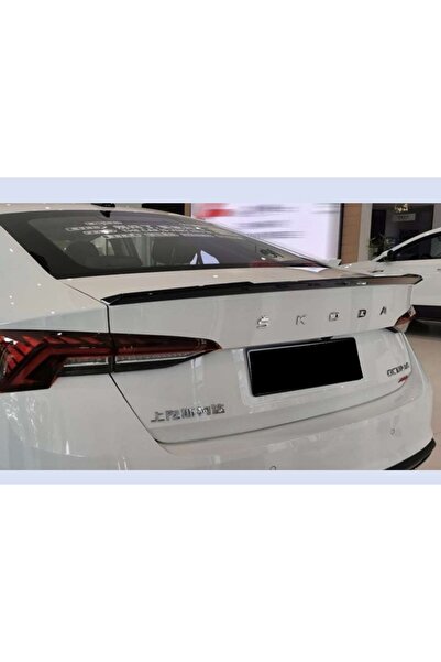 HYM TUNİNG SKODA OCTAVİA MK4 BIÇAK STİL SPOYLER 2021+ PARLAK SİYAH