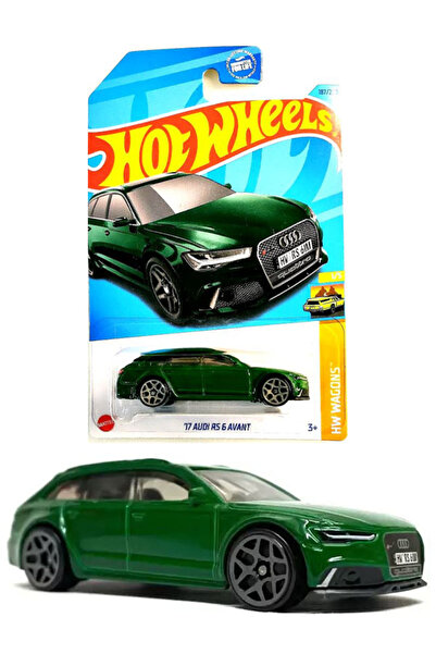 HOT WHEELS '17 Audi RS 6 Avant Koleksiyonluk Uzun Kartonet (1/64)