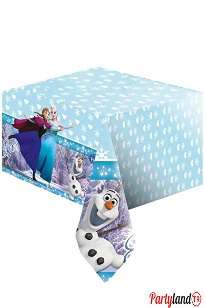 PartylandTR Karlar Ülkesi Frozen Temalı Plastik Masa Örtüsü 120*180